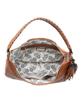 Waverly Hobo-Tasche aus Kunstleder - Hellbraun